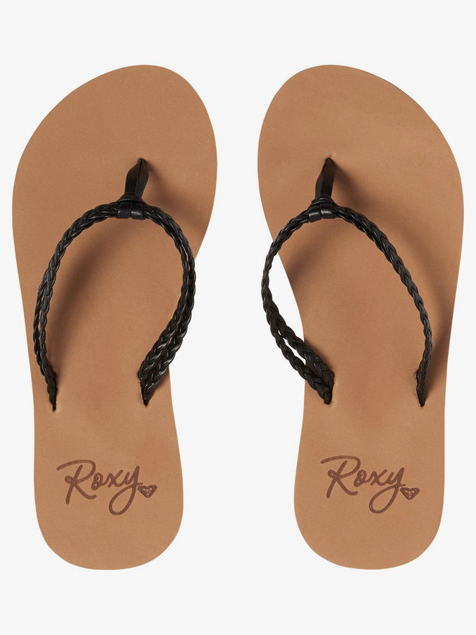 Roxy Costas II Black Sandals Spring 2024 | BLACK (BLK)