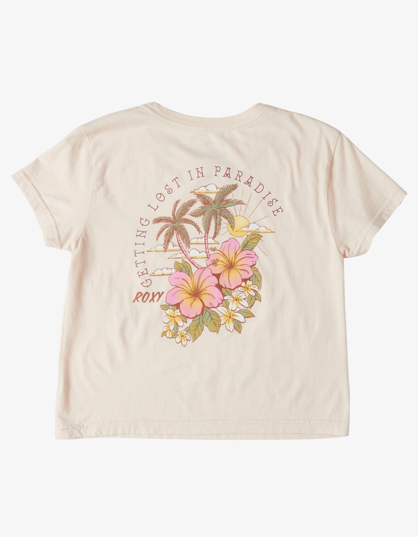 Roxy Hibiscus Paradise Pale Dogwood T-Shirt Spring 2024