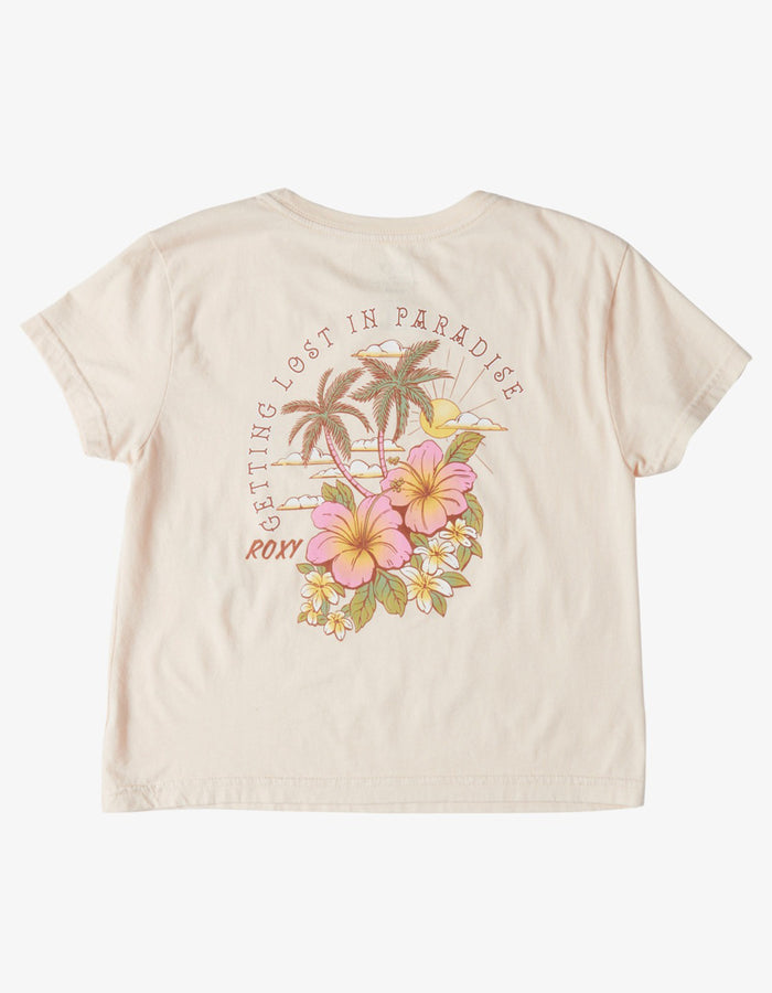 Roxy Hibiscus Paradise Pale Dogwood T-Shirt Spring 2024 | PALE DOGWOOD (NDS0)