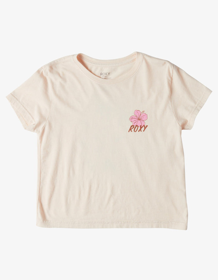 Roxy Hibiscus Paradise Pale Dogwood T-Shirt Spring 2024 | PALE DOGWOOD (NDS0)