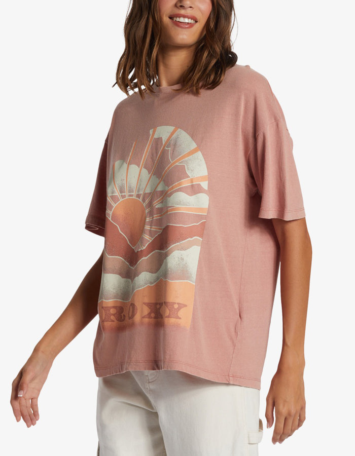 Roxy Get Lost In The Moment Ash Rose T-Shirt Spring 2024 | ASH ROSE (MKM0)
