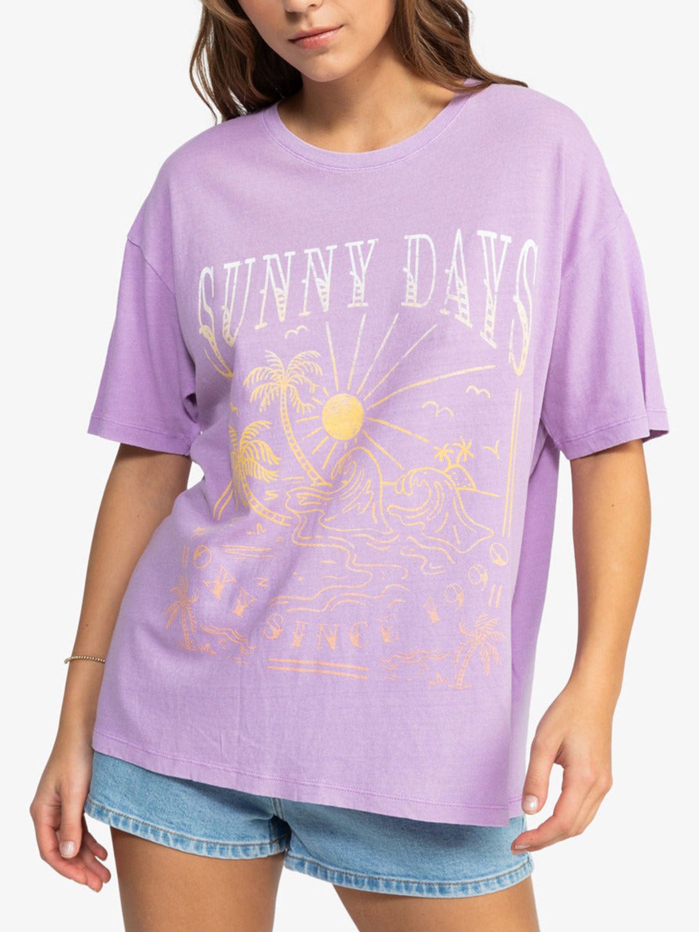Roxy Sunny Days Crocus Petal T-Shirt Spring 2024