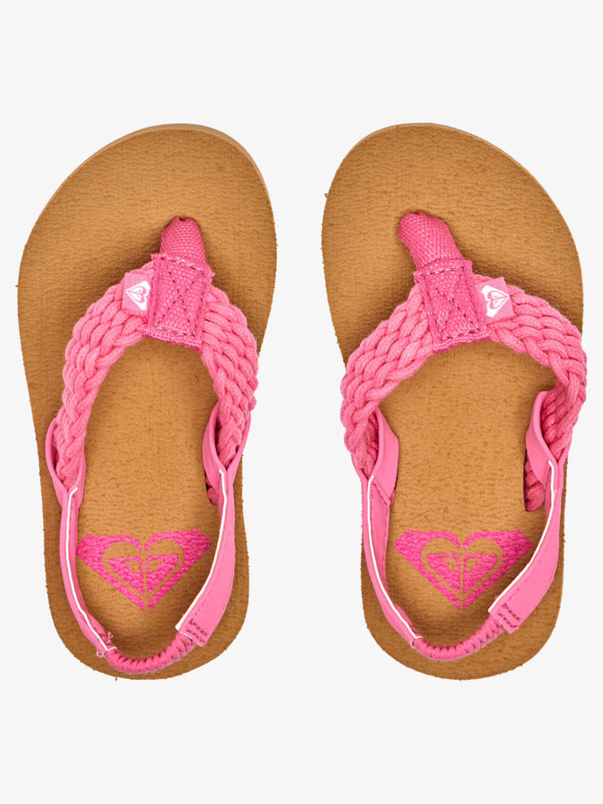 Roxy Porto Hot Pink Sandals Spring 2024 | HOT PINK (HPN)