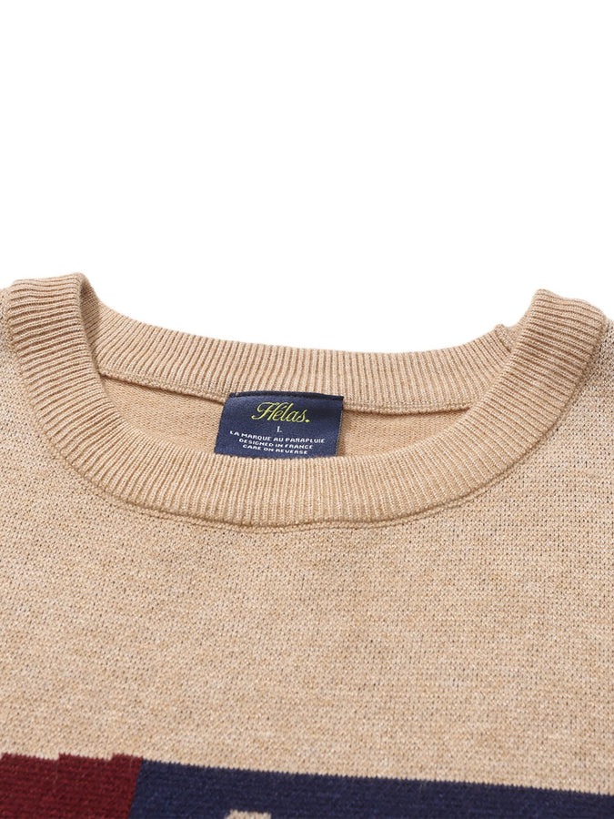 Hélas Artsy Sweater Spring 2024 | BEIGE