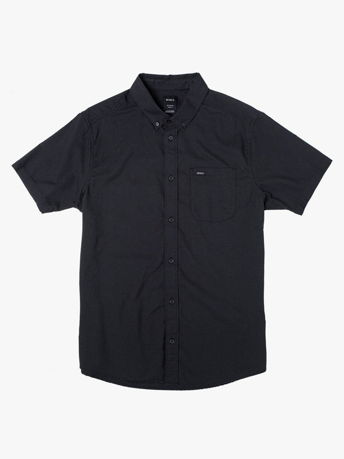 RVCA That'll Do Stretch S/S Buttondown Shirt | BLACK (BLK)