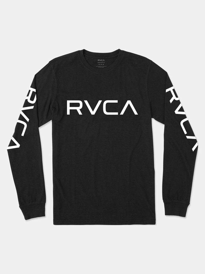 RVCA Big Long Sleeve T-Shirt (Boys 7-14) | BLACK/WHITE (BKW)