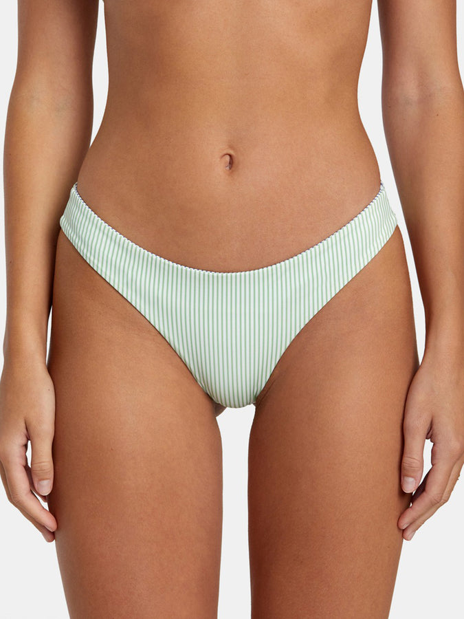 Tri Stripe Reversible Cheeky Bikini Bottoms - Multi –