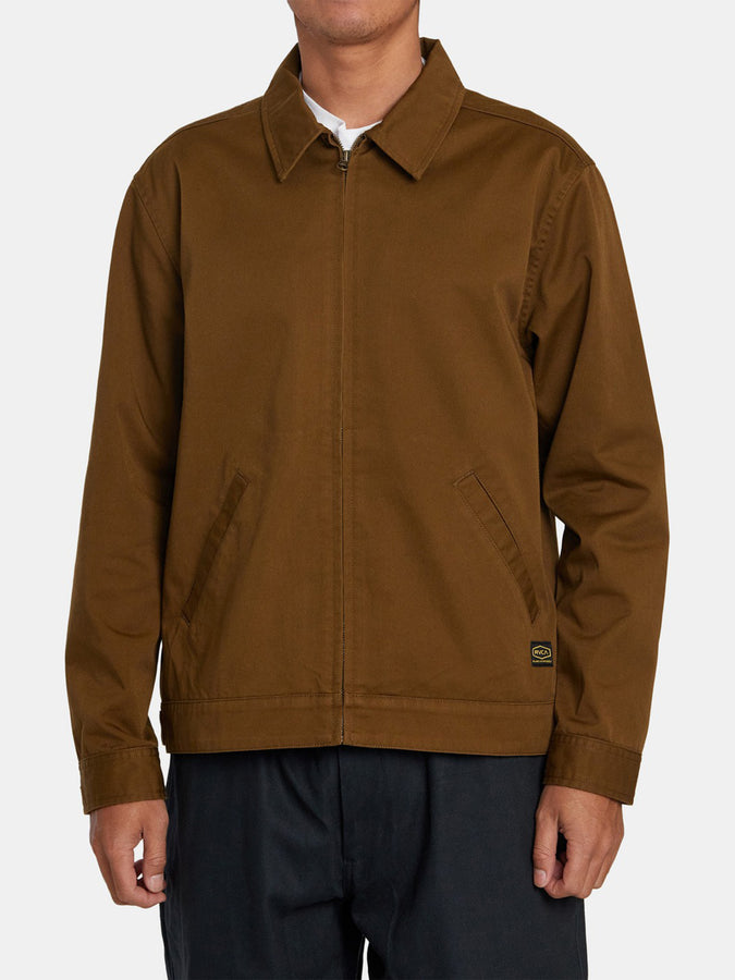 RVCA Day Shift Jacket Fall 2023 | BOMBAY BROWN (BWN)