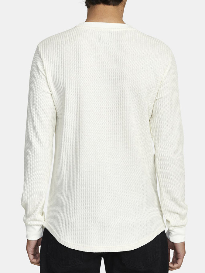 RVCA Day Shift Thermal Long Sleeve T-Shirt Spring 2024 | ANTIQUE WHITE (ANW)