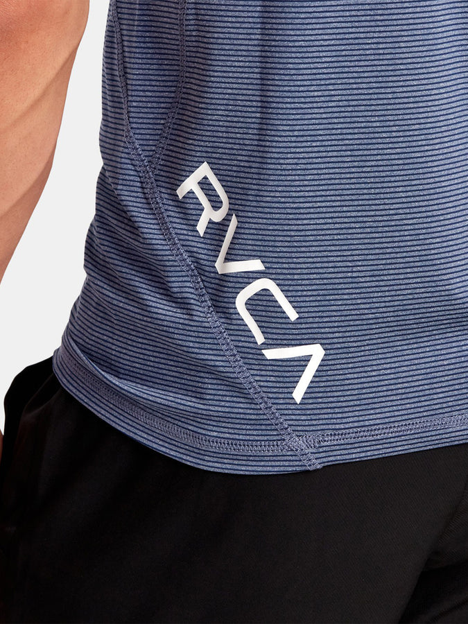 RVCA Fall 2023 VA Vent Stripe T-Shirt | ARMY BLUE (BSN0)