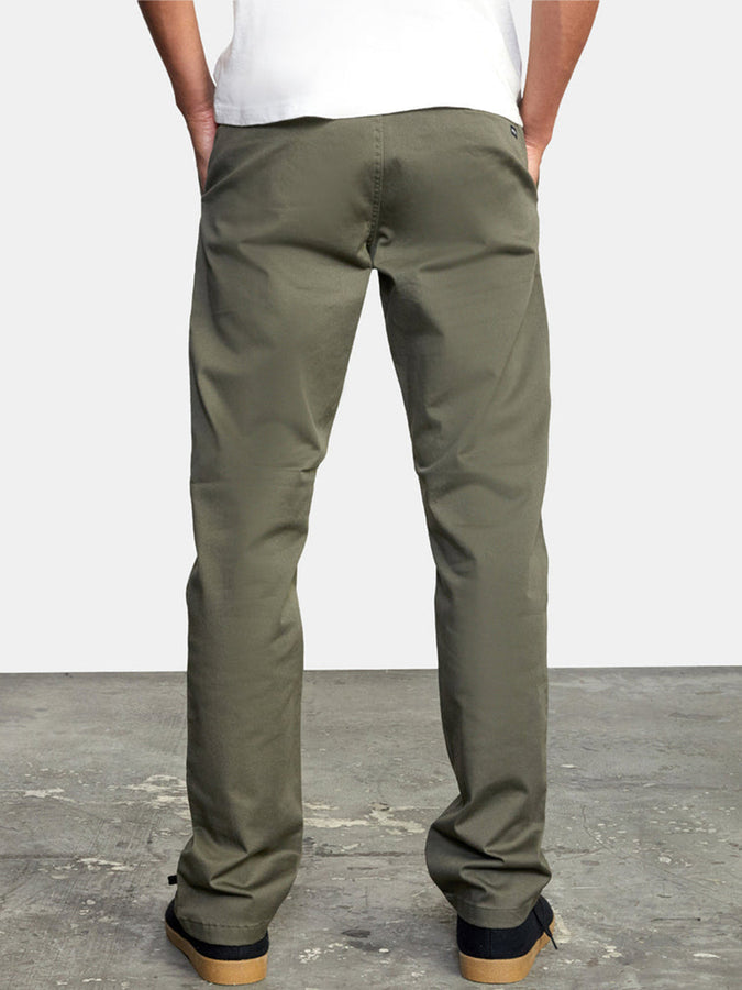RVCA The Weekend Stretch Pants Fall 2024 | OLIVE (OLV)