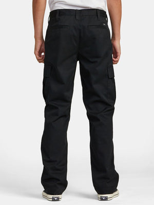 Fran High Rise Tapered Cargo Pants Black