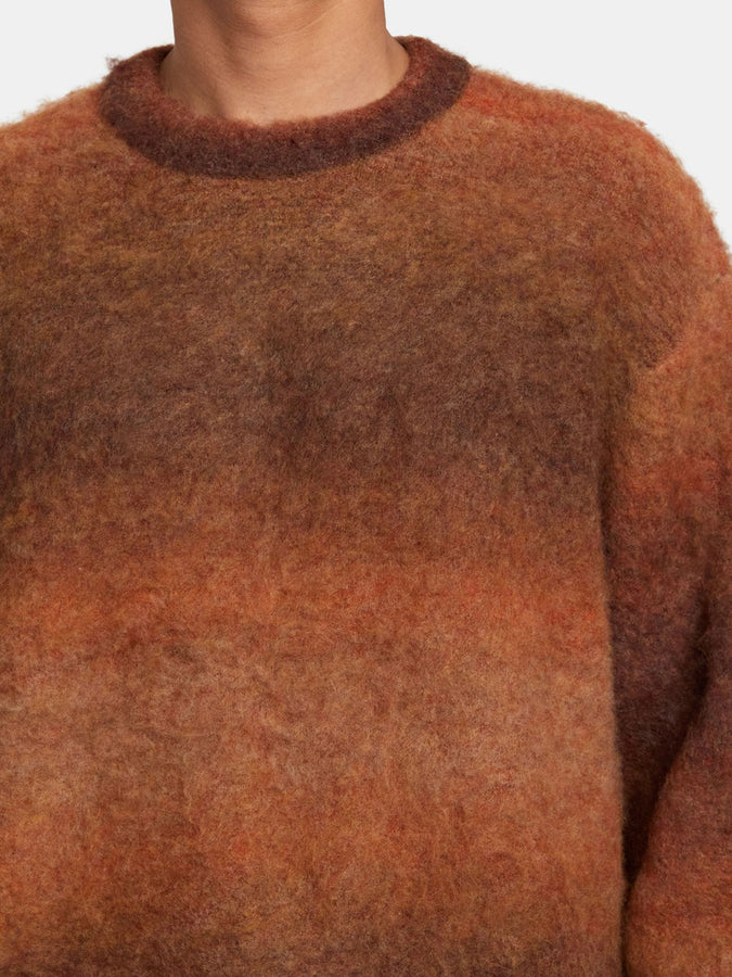 RVCA Spun Spirit Studio Sweater Fall 2023 | RED EARTH (RDE)