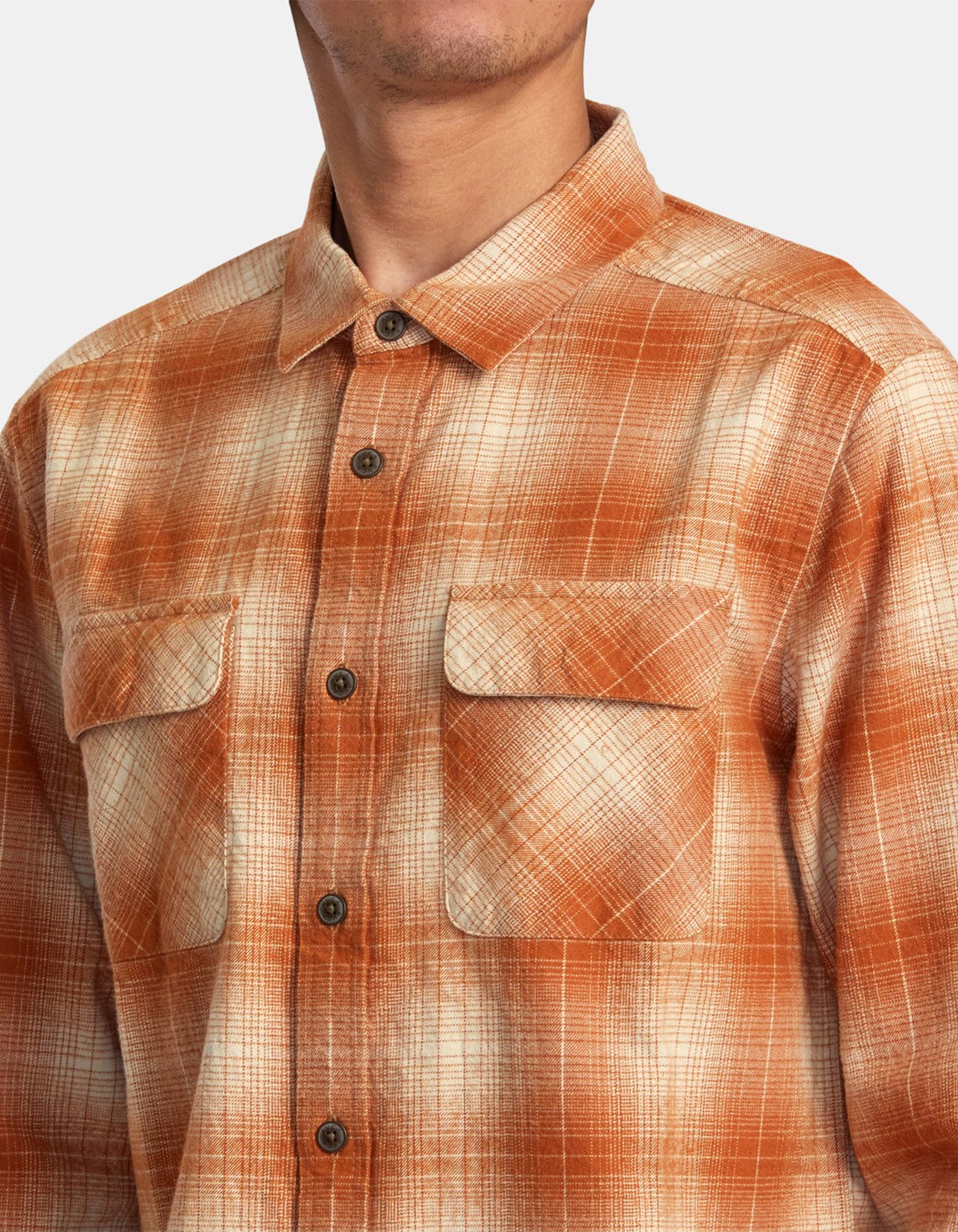 RVCA Dayshift Flannel L/S Buttondown Shirt Spring 2024