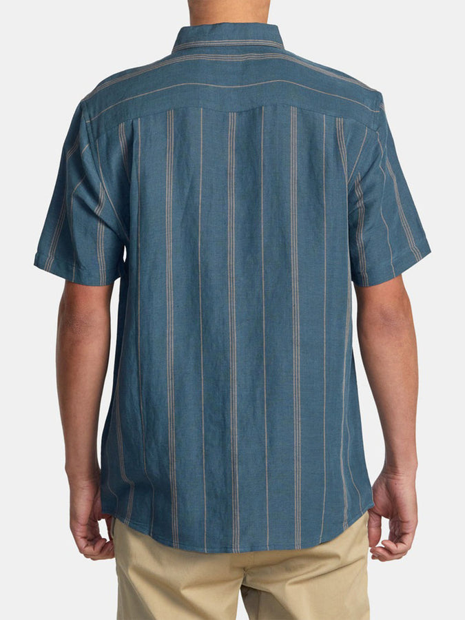 RVCA Mercy Stripe Shirt Spring 2024 | DUCK BLUE (BRK0)