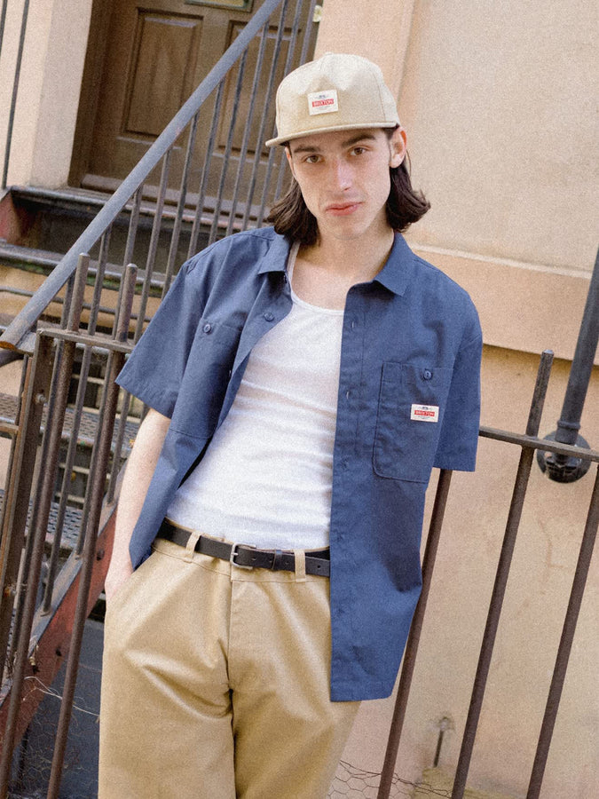 Brixton Trademark Snapback Hat | BRITISH KHAKI