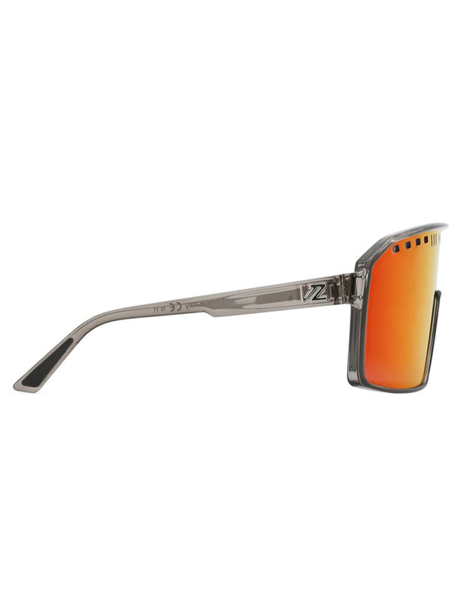 Von Zipper Super Rad Grey Trans Satin/Black Fire Sunglasses |GREY TRANS SATIN/BLK FIRE