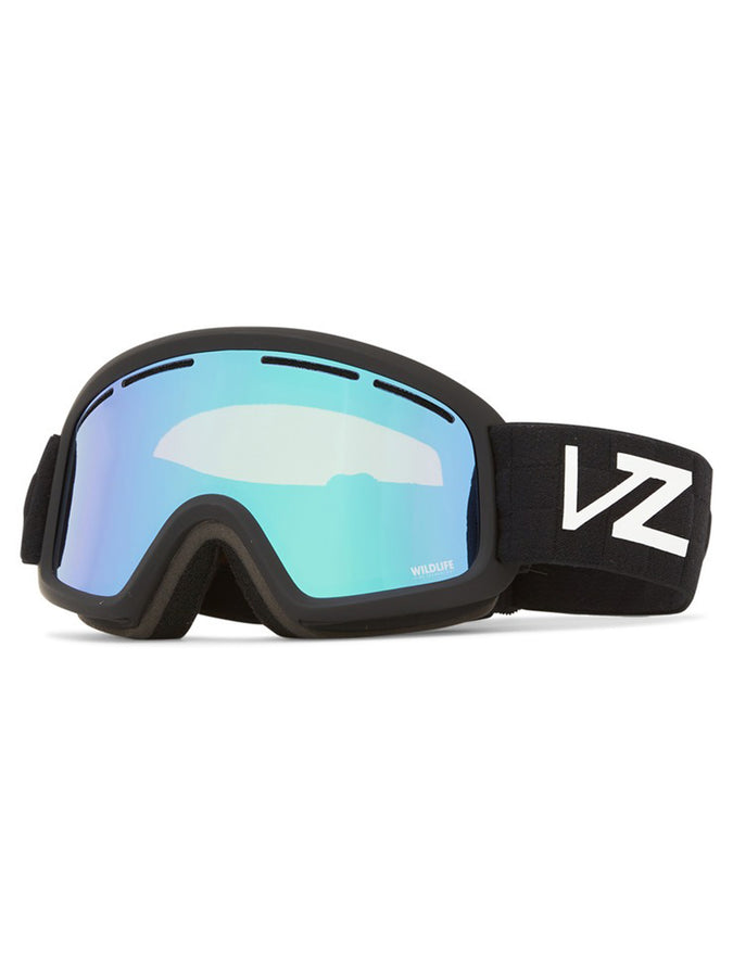 VonZipper Trike Black/Stellar Chrome Snowboard Goggle 2024 | BLK SATIN/WILDLFE STELLAR