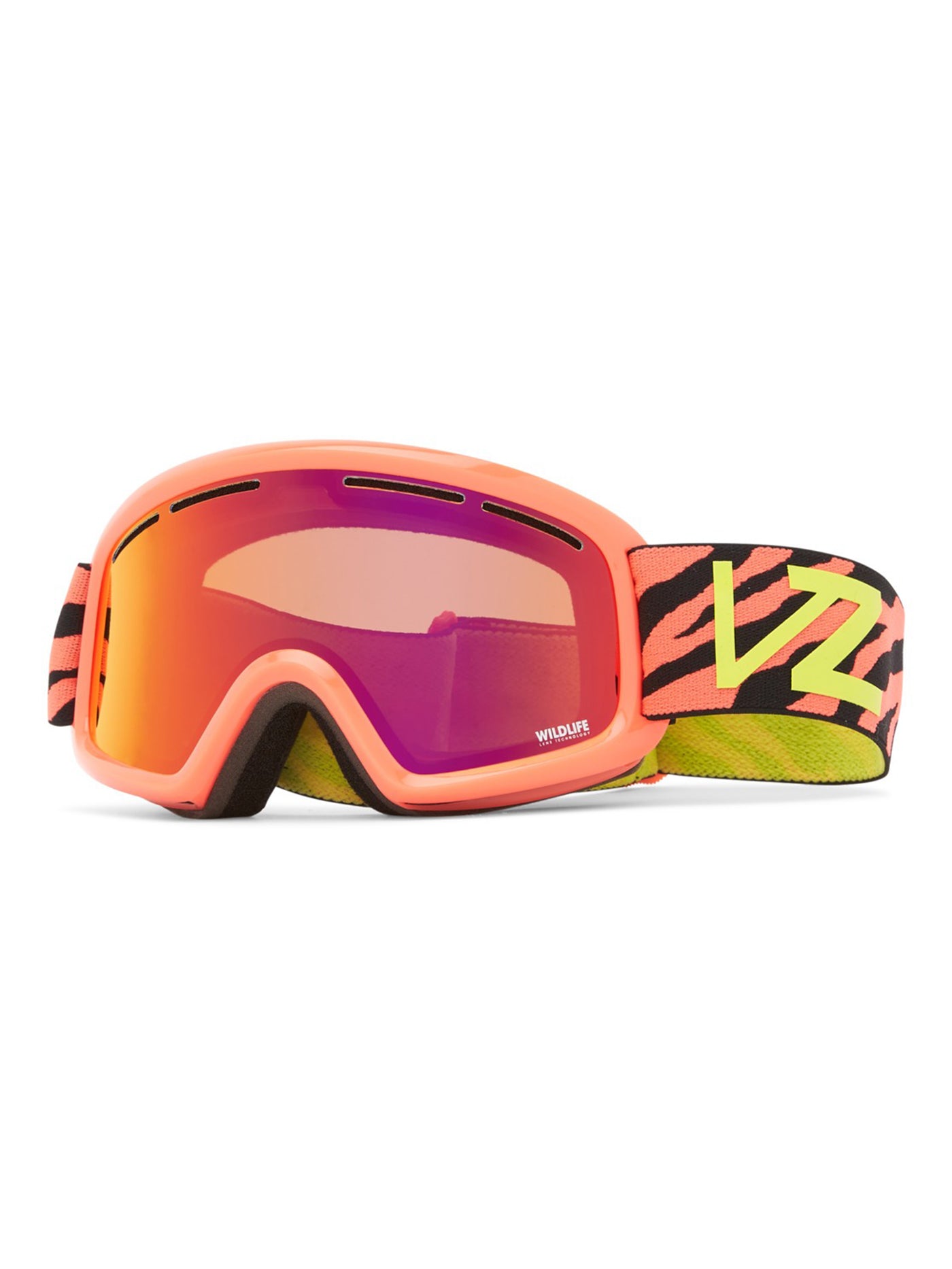 VonZipper Trike Tiger Tear Red/Yellow Snowboard Goggle 2024