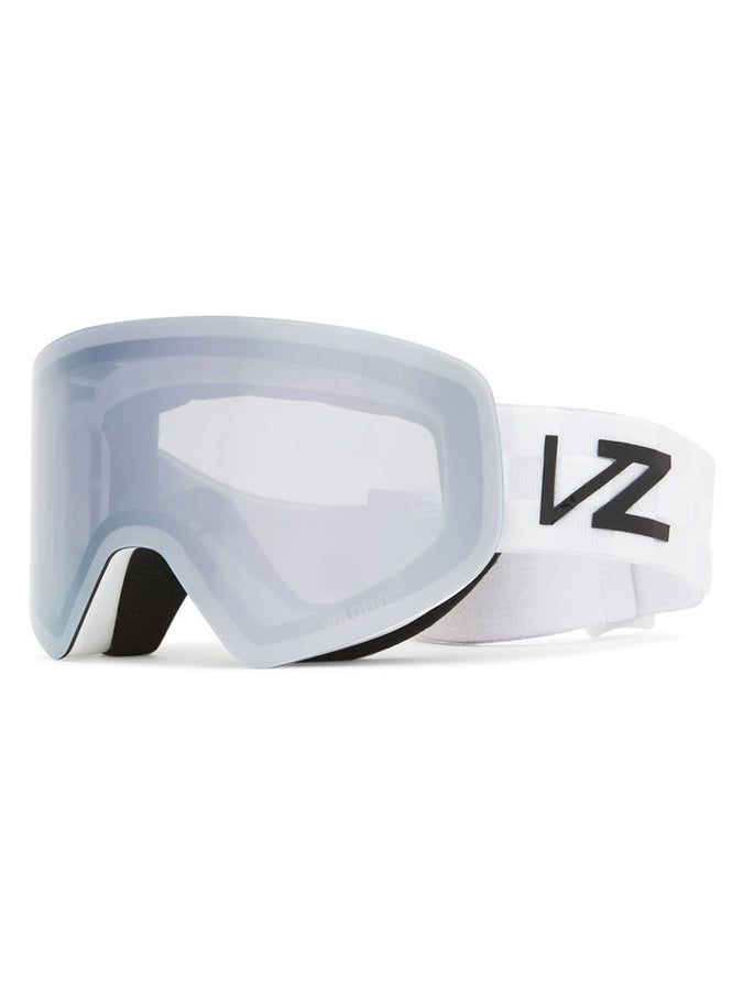 VonZipper Encore White Gloss/White Snowboard Goggle 2024 | WHT GLOSS/WILDLIFE WHT