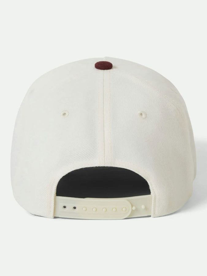 Brixton Crest Netplus Snapback Hat | PORT/OFF WHITE