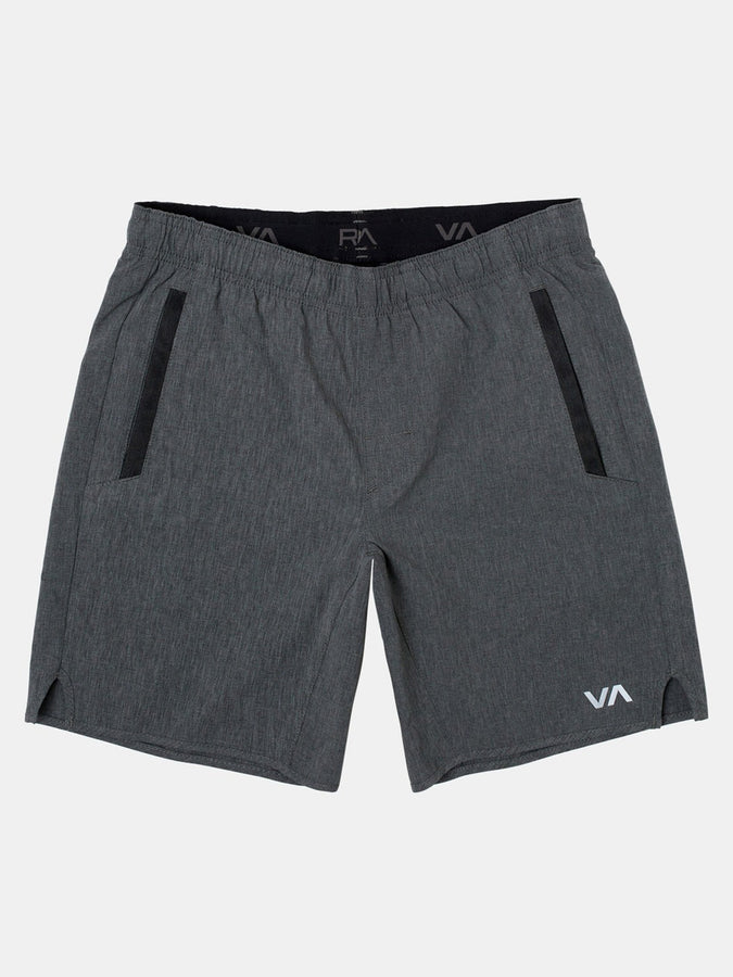 RVCA VA Yogger Stretch Shorts Spring 2024 | CHARCOAL HEATHER (CCH)