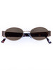 Aire Mars Satin Gold Charcoal/Brown Mono Sunglasses