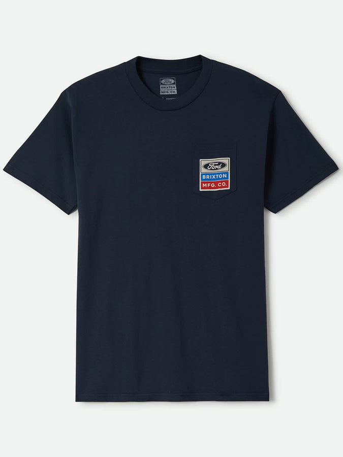Brixton X Ford Service Dept Pocket T-Shirt Fall 2026 | AMERICAN NAVY