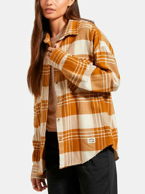 Brixton Bowery Classic Flannel L/S Buttondown Shirt Fall 2024