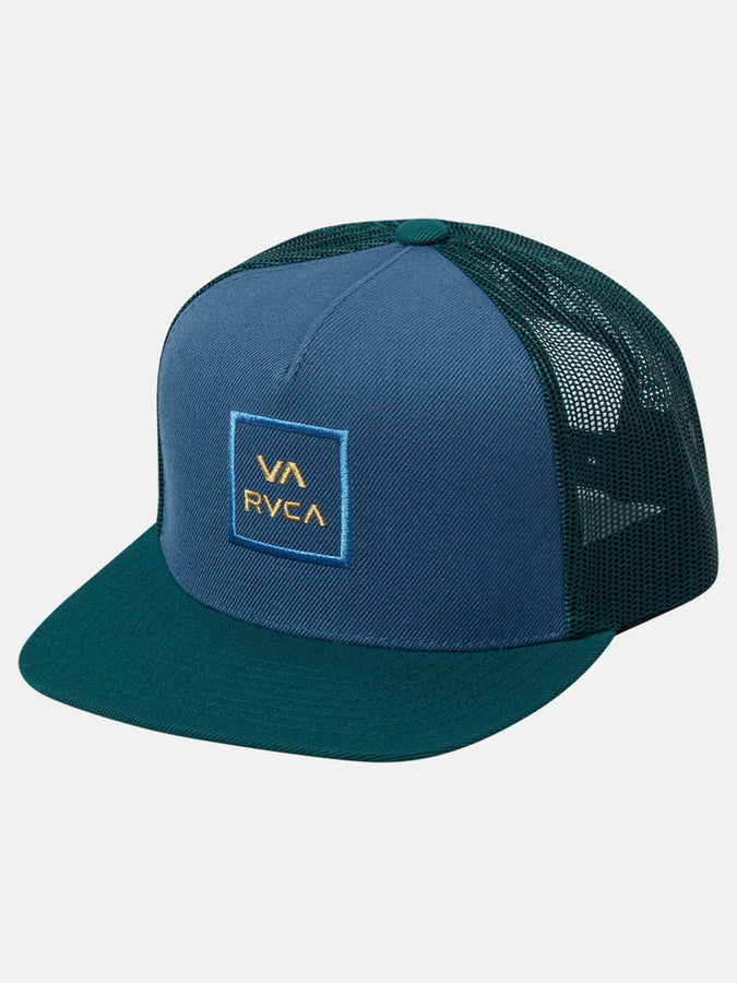 RVCA VA All The Way Trucker Hat | GREEN SLATE (BMW0)