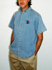 Hélas Bad Washed Denim S/S Buttondown Shirt Fall 2025