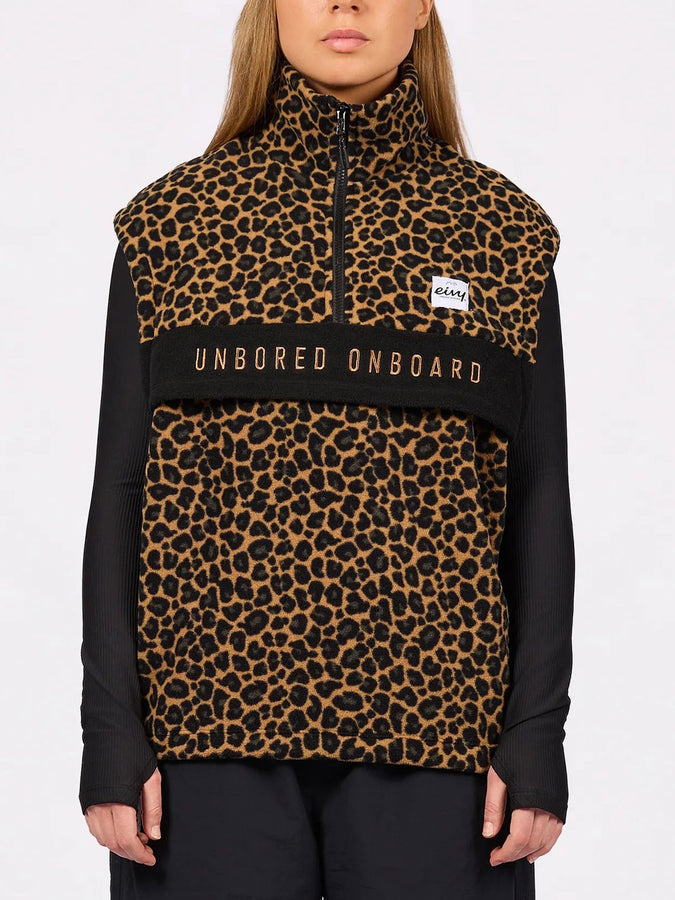 Eivy Ball Fleece Leopard Vest Winter 2027 | LEOPARD