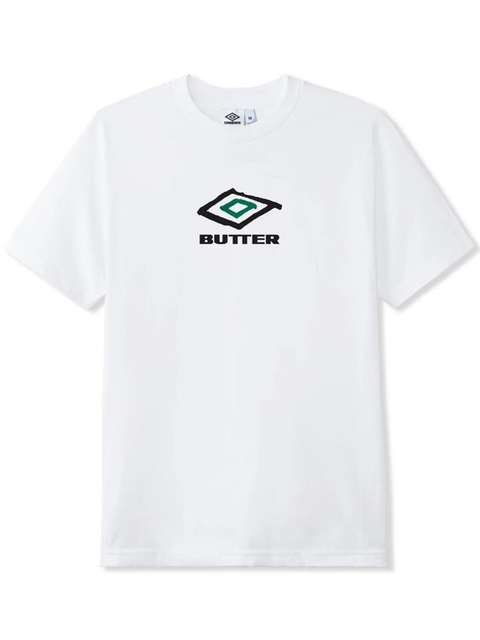 Butter Goods x Umbro Ball T-Shirt Fall 2024 | WHITE