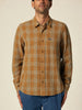 Brixton Charter Linen Blend Long Sleeve Buttondown Shirt 2025