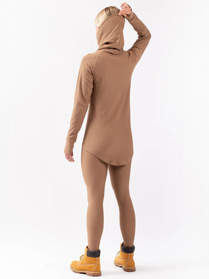 Eivy Icecold Gaiter Rib Faded Coffee Top Layer Winter 2025