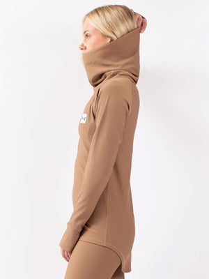 Eivy Icecold Gaiter Rib Faded Coffee Top Layer Winter 2025