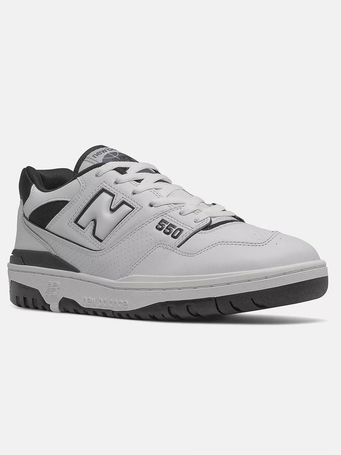 New Balance 550 White/Black Shoes | WHITE/BLACK