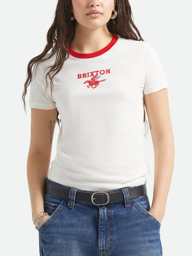 Brixton Pegasus Slim T-Shirt Spring 2026 | VINTAGE WHITE