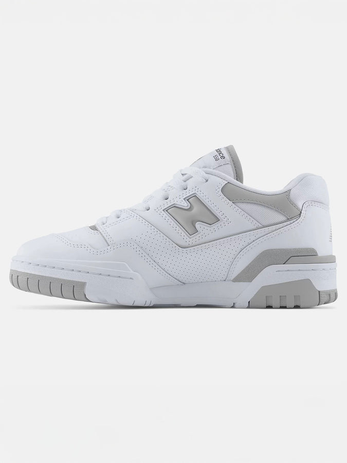 New Balance 550 White/Raincloud/White Shoes | WHITE/RAINCLOUD/WHITE