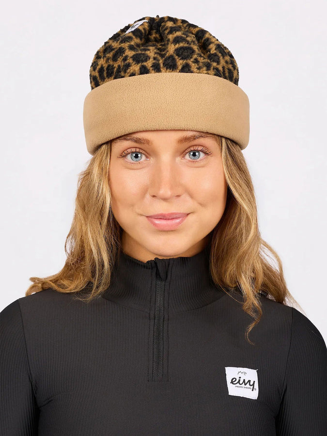 Eivy Beanie Sherpa Leopard Neck Warmer | LEOPARD