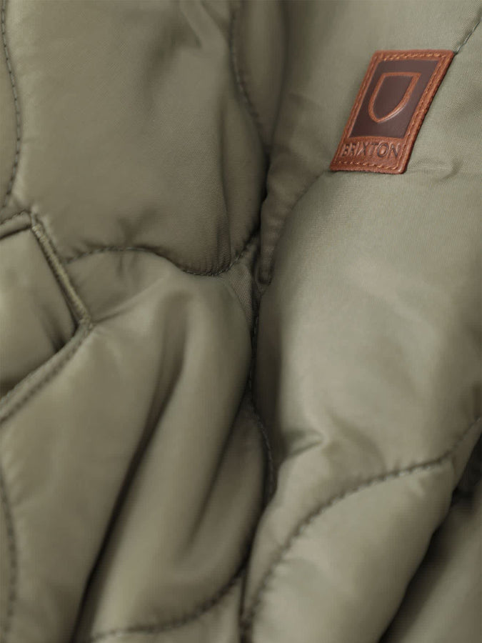 Brixton Builders Abraham Reversible Vest Fall 2026 | BLACK/OLIVE SURPLUS