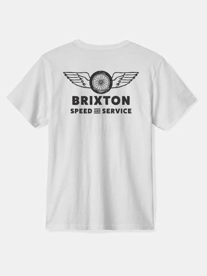 Brixton Spoke Short Sleeve T-Shirt Summer 2024 | WHITE