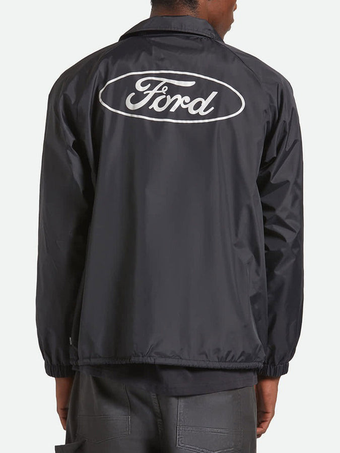 Brixton x Ford Built Tough Windbreaker Jacket Fall 2025 | BURNT RUBBER