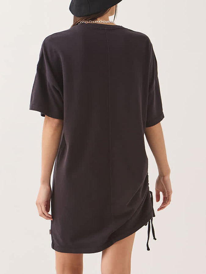Brixton Carefree Organic Garment Dye Cinch Dress Fall 2026 | BLACK