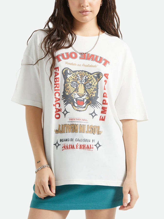 Brixton The Getaway Oversized T-Shirt Spring 2026 | VINTAGE WHITE