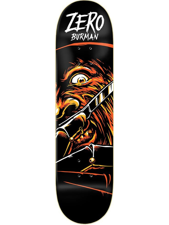 Zero Fright Night GITD Burman 8.25 Skateboard Deck | BLACK