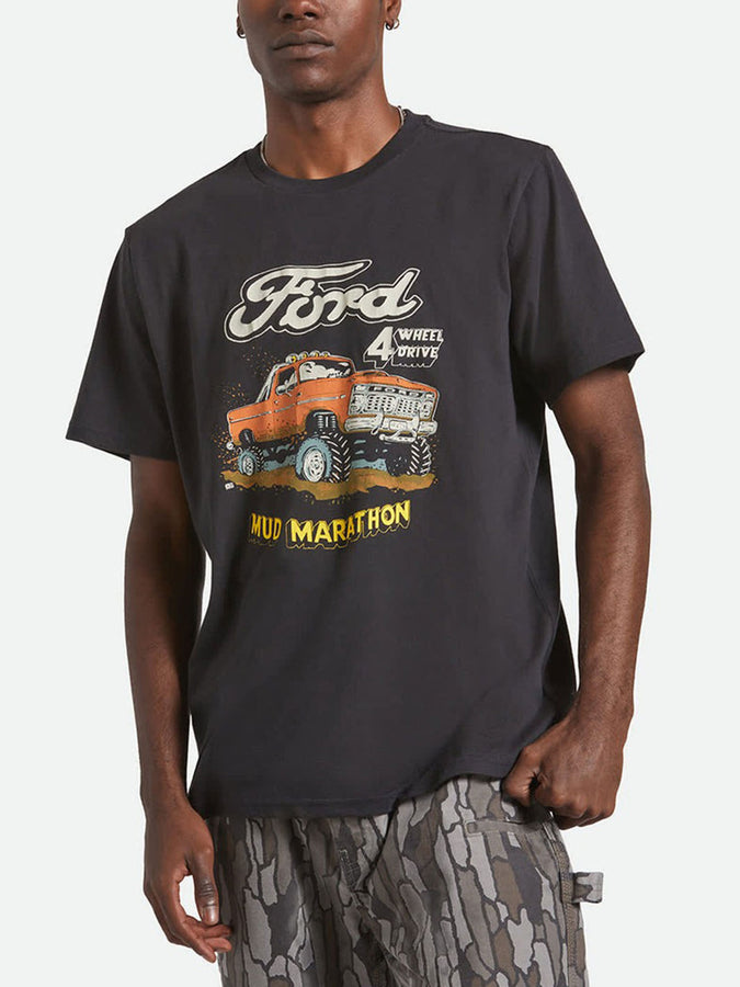 Brixton x Ford Mud Marathon T-Shirt Fall 2025 | BURNT RUBBER