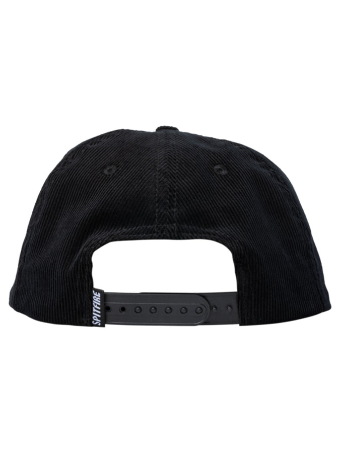 Spitfire Classic '87 Swirl Patch Snapback hat | BLACK/BLACK/WHITE