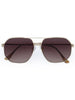 Aire Corvus Gold Dark Tort/Brown Grad Sunglasses