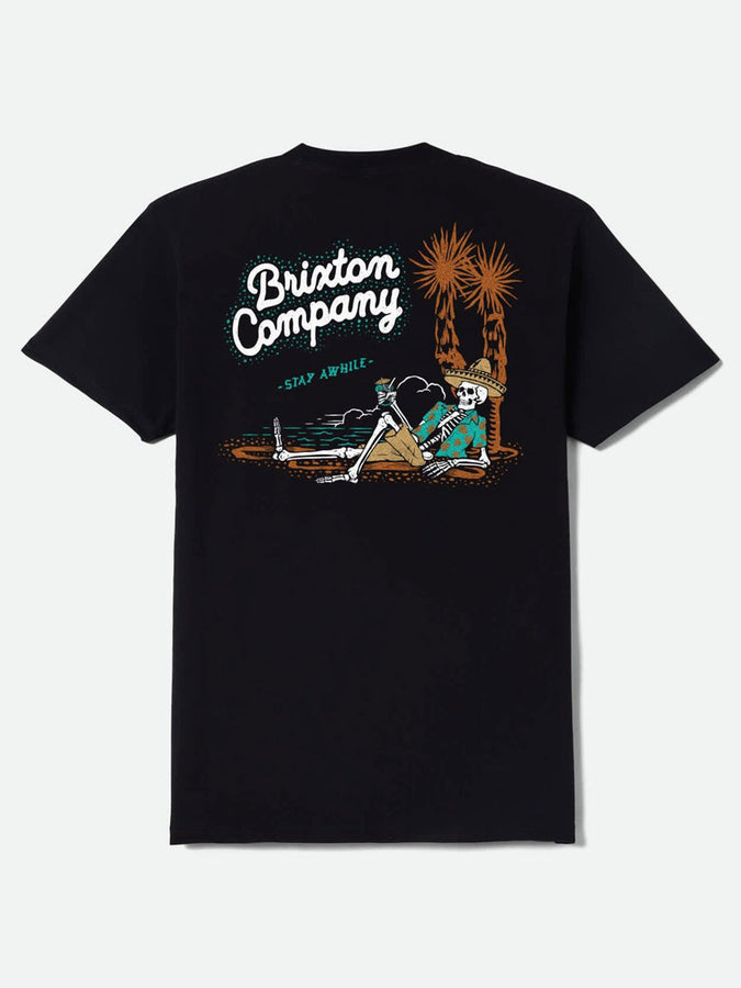 Brixton Stay While T-Shirt Spring 2026 | BLACK